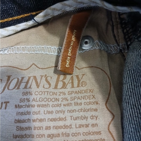 NWOT..St. John's Bay Blue Straight Leg Jeans - Picture 10 of 13
